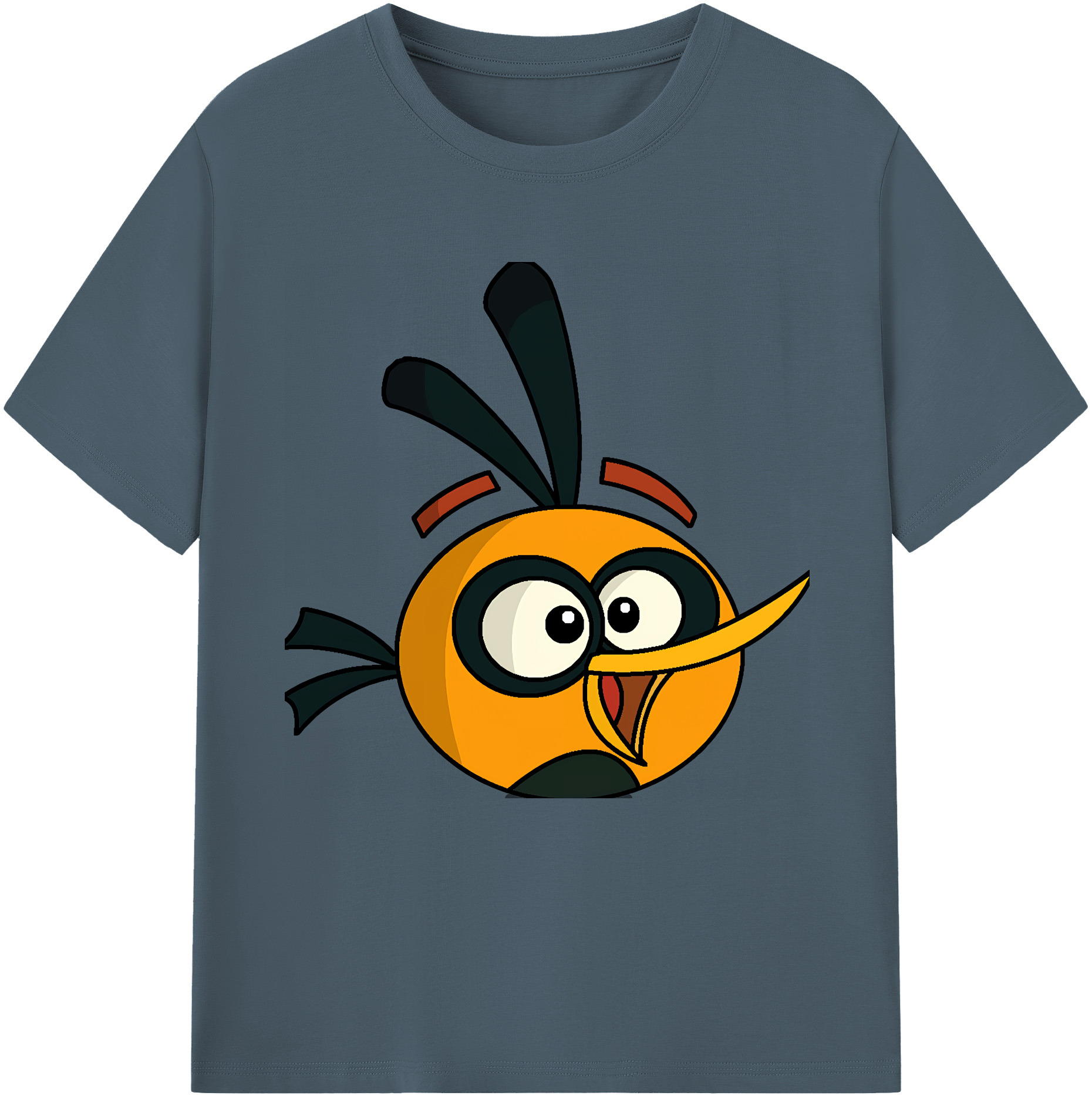 （画像用） Angry Birds アングリーバード 綿100％半袖Tシャツ（フロントプリント）